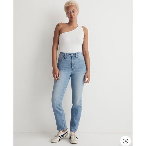 NEW Madewell The Curvy Perfect Vintage Straight Jean in Ferman Wash, size 28 - Picture 2 of 16